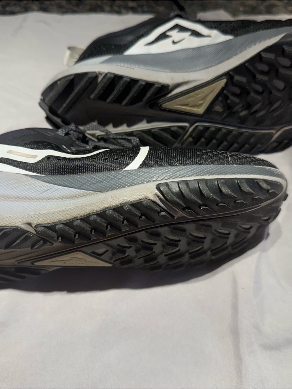 Nike Womens Black, White and Gray Training Sneakers